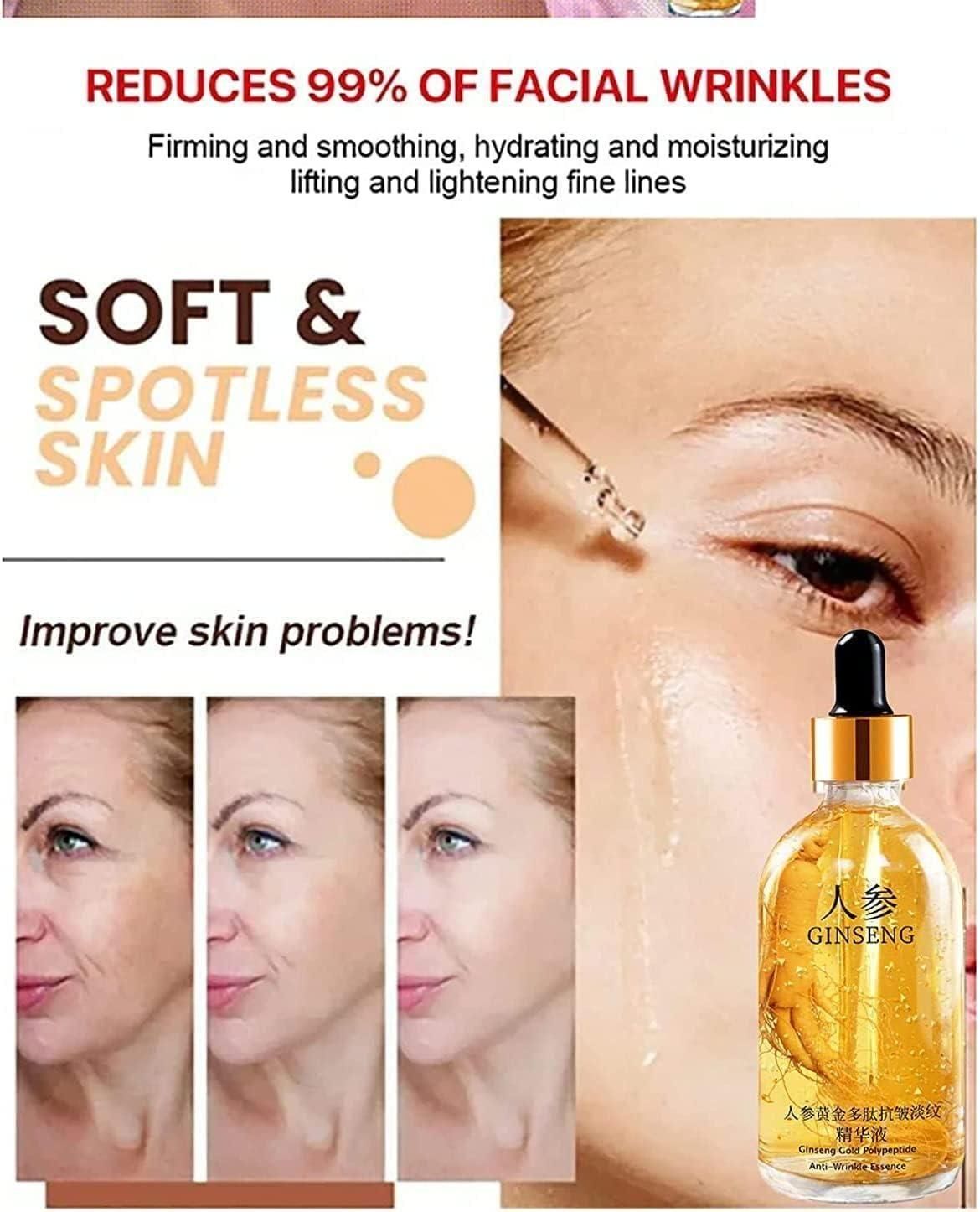 Ginseng Gold Polypeptide Anti-Ageing Serum Pack of 2