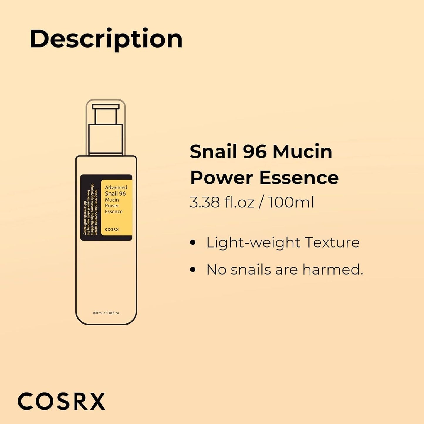 Snail 96 Mucin Power Essence 100 Ml Each  Pack of 2